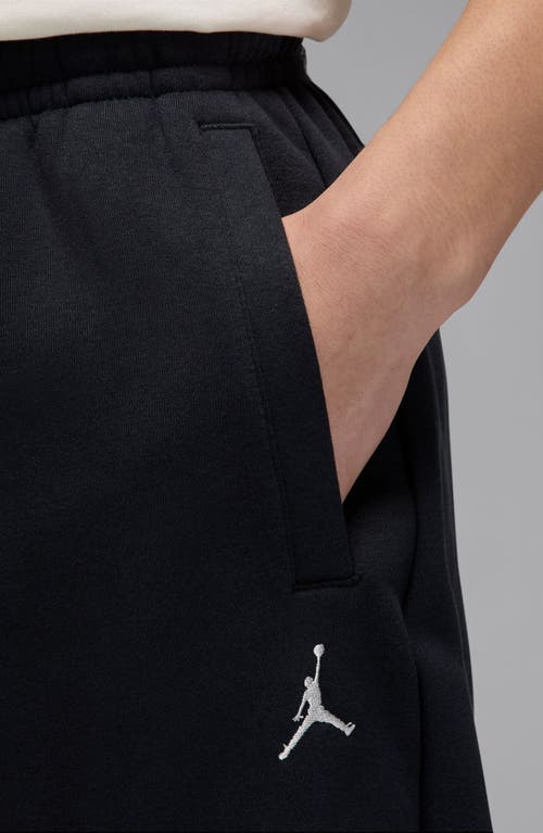 Jordan Brooklyn Oversize French Terry Sweatpants In Black