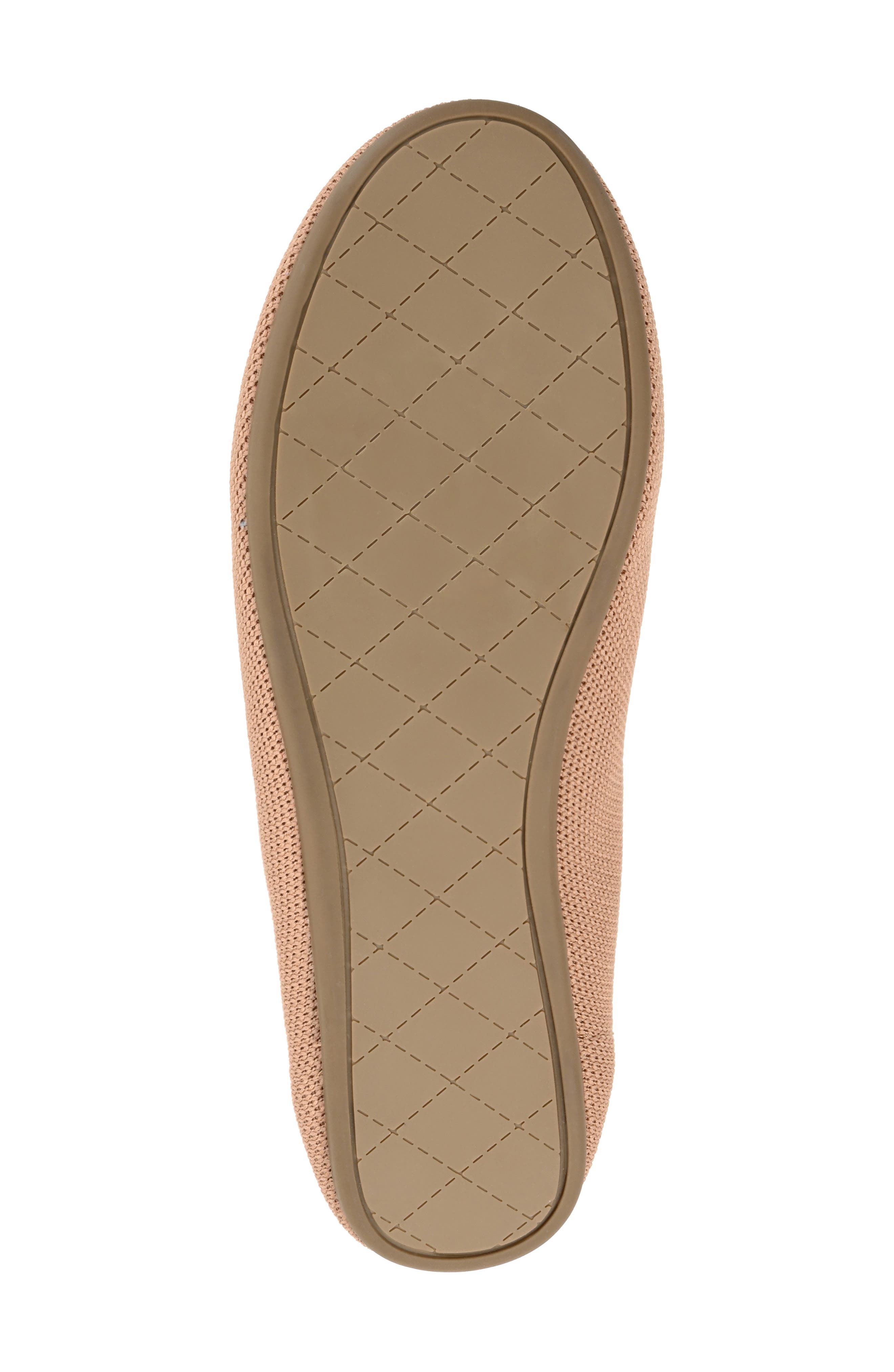 Journee Collection Jersie Knit Ballet Flat - Wide Width, Alternate, color, Tan