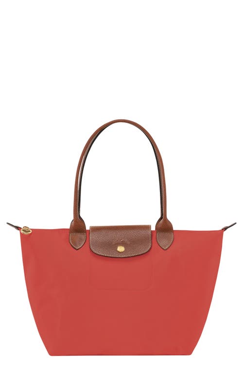 Longchamp Le Pliage Small Bag In Tomato