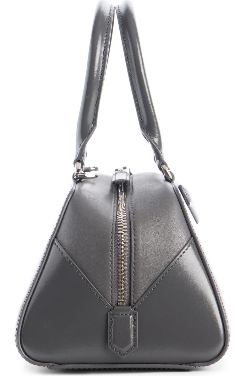 Givenchy Small Antigona Leather East/West Satchel, Alternate, color, 021-Dark Grey