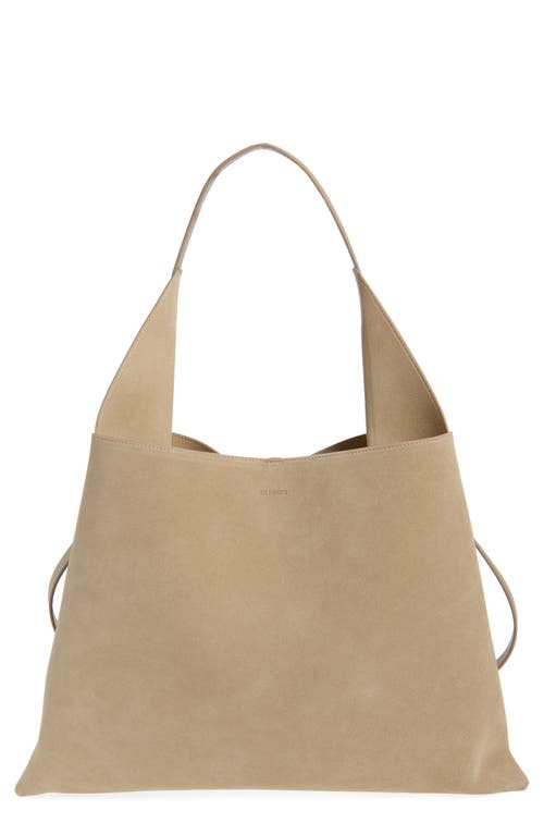 Ree Projects Large Clare Suede Tote In Sandstone