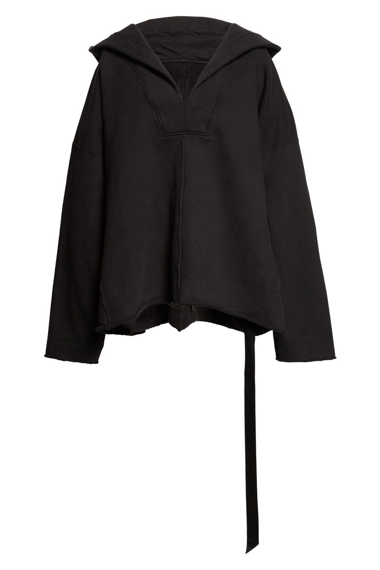 Tower Cotton Jersey Hoodie, Main, color, BLACK