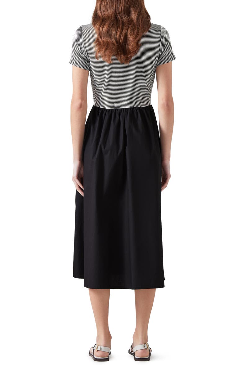 LK Bennett Serina Stripe Midi Dress, Alternate, color,