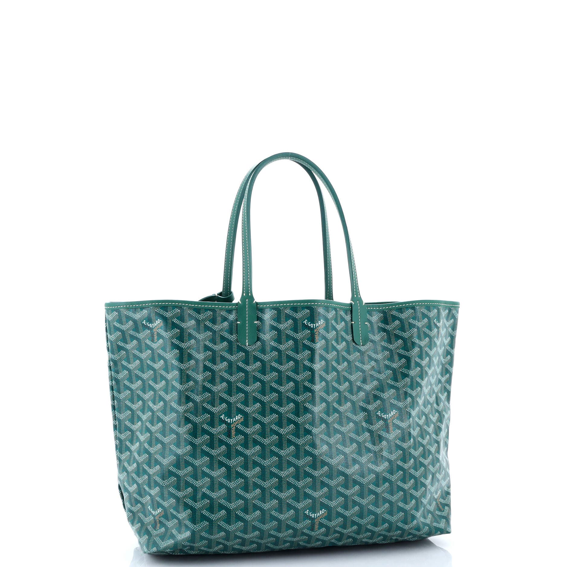 Pre-Owned Goyard Saint Louis Tote Coated Canvas PM, Alternate, color, Green