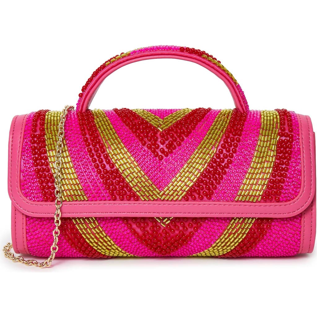 Lele Sadoughi Mini Tabitha Beaded Sur Mer Top Handle
