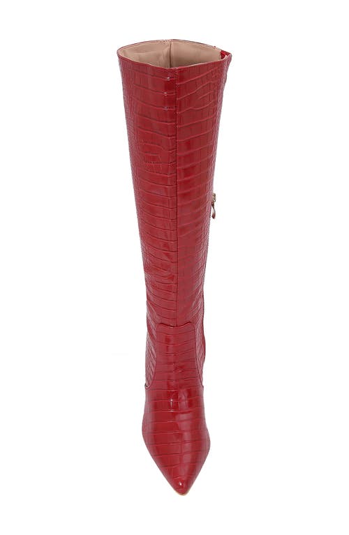 Berness Aster Pointed Toe Boot In Red