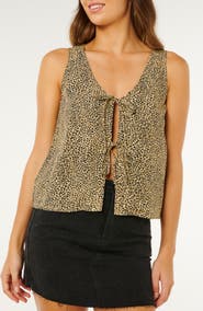 Rip Curl Animal Instincts Linen Blend Tank