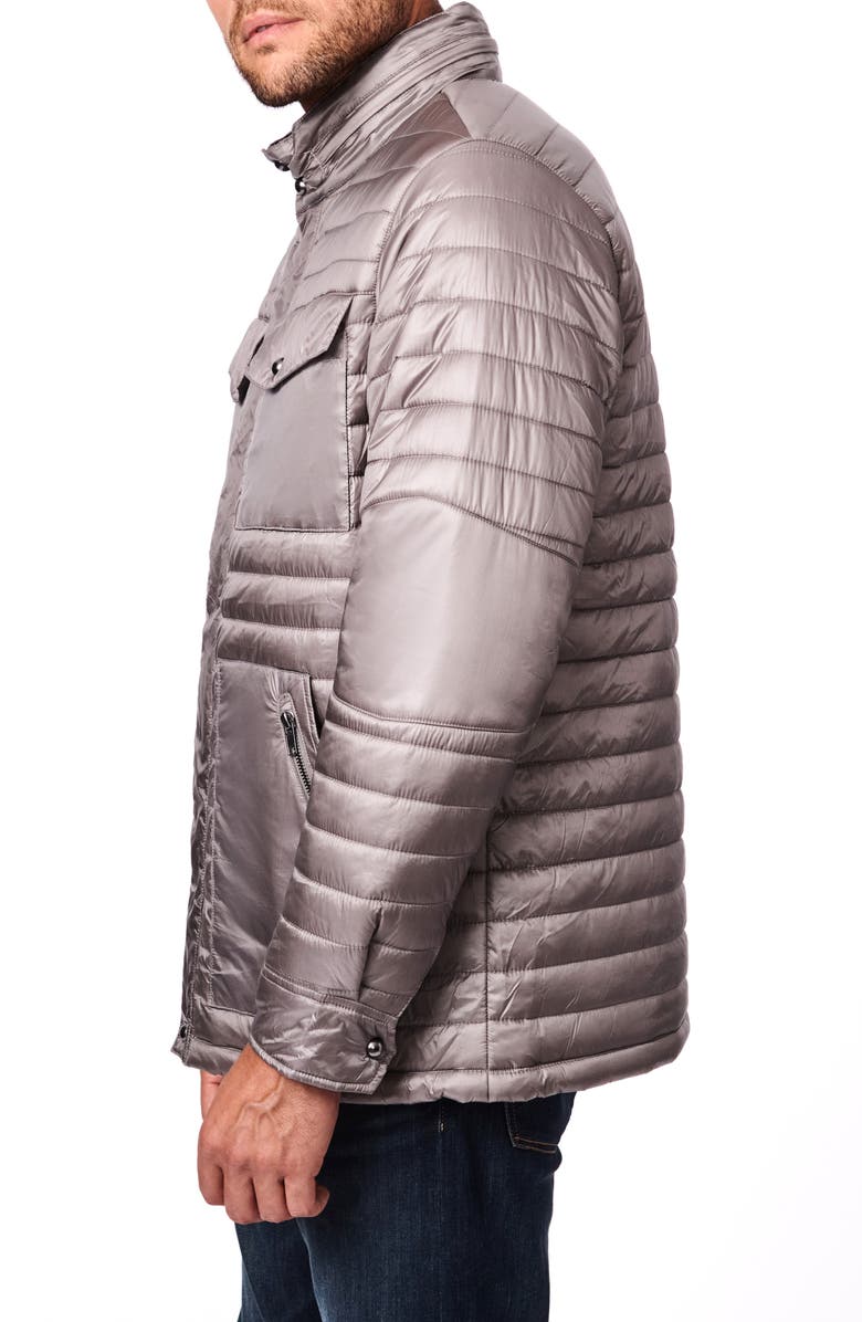 Bernardo Pathfinder Lightweight Quilted Water Resistant Jacket, Alternate, color, Tornado