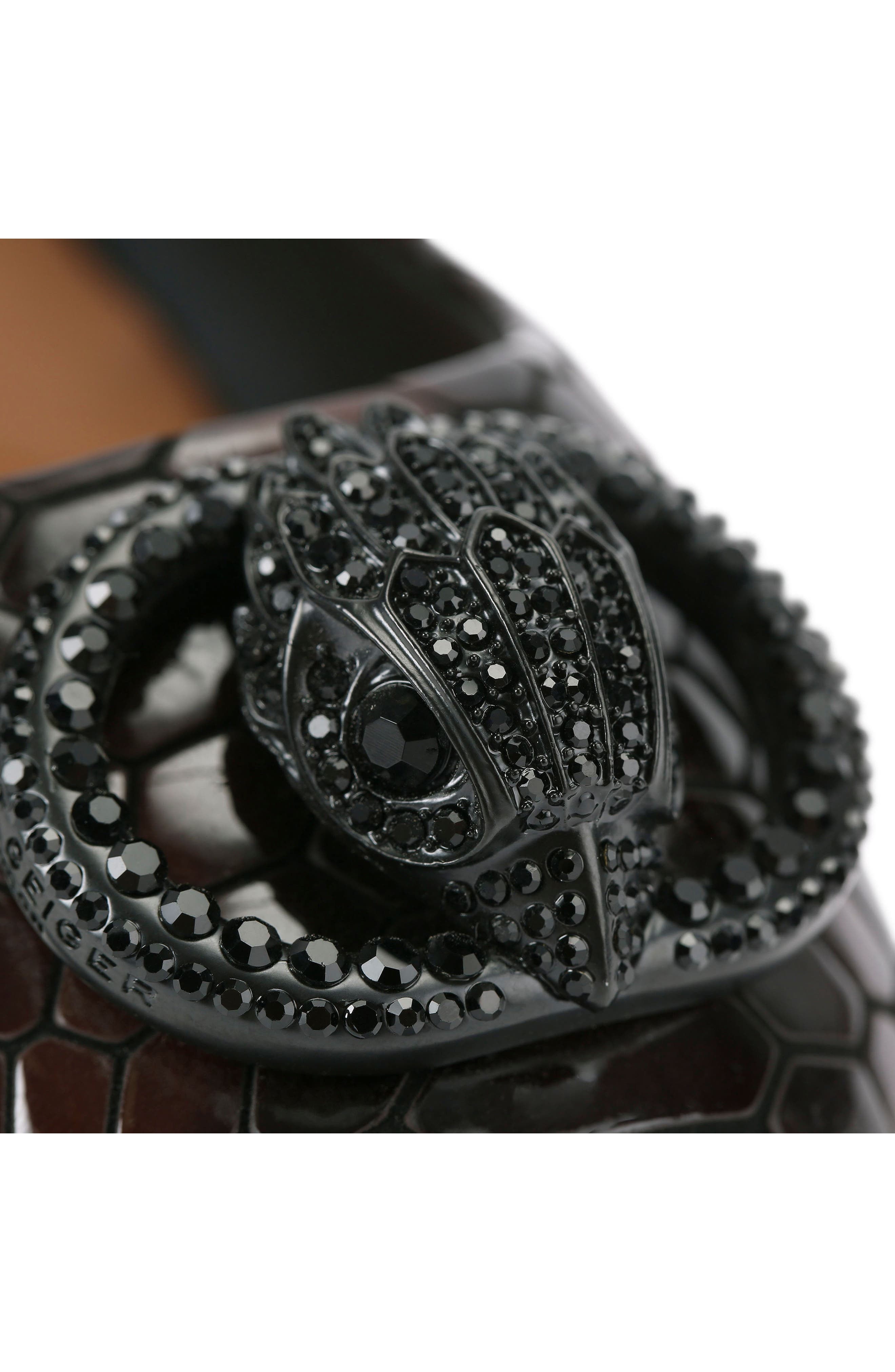 Kurt Geiger London Chelsea Ballerina Flat, Alternate, color, Charcoal