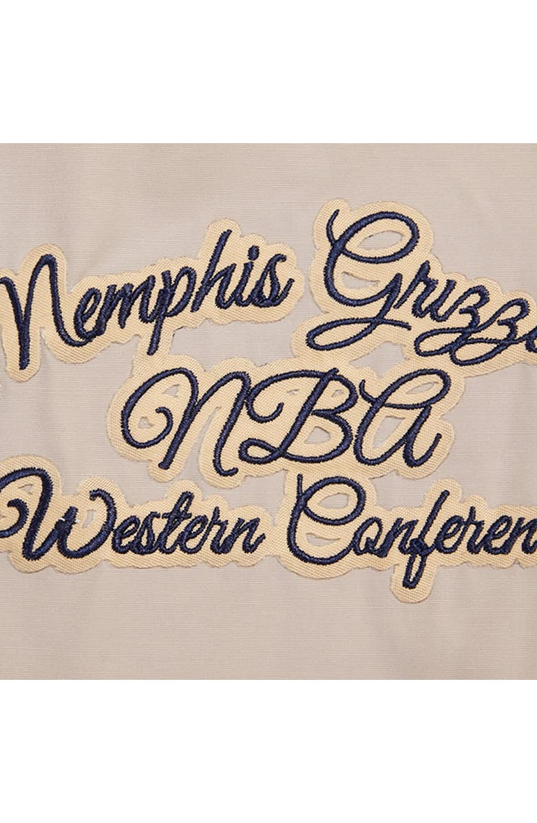 PRO STANDARD Men's Pro Standard Khaki Memphis Grizzlies Hybrid Full-Zip Hoodie, Alternate, color, 