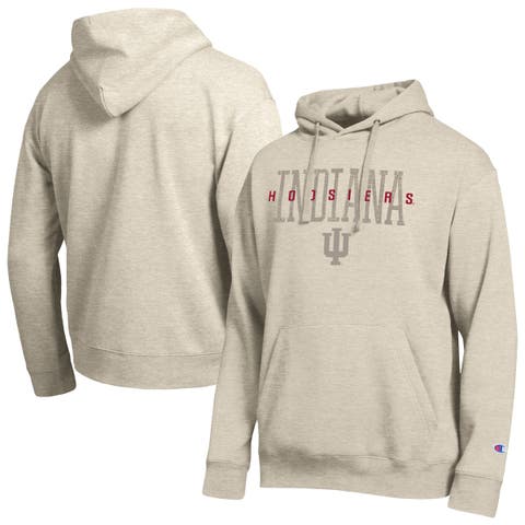 Men's Champion  Oatmeal Indiana Hoosiers All-Star Neutral Stack Hoodie