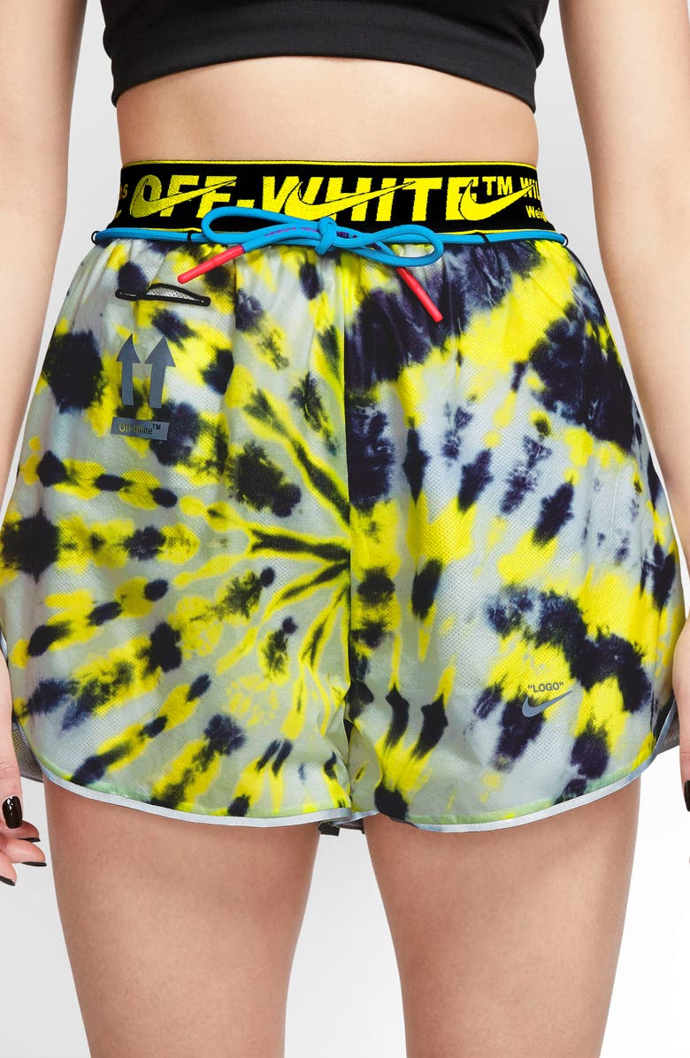 Nike x Off-White Tie Dye Running Shorts, Alternate, color, 