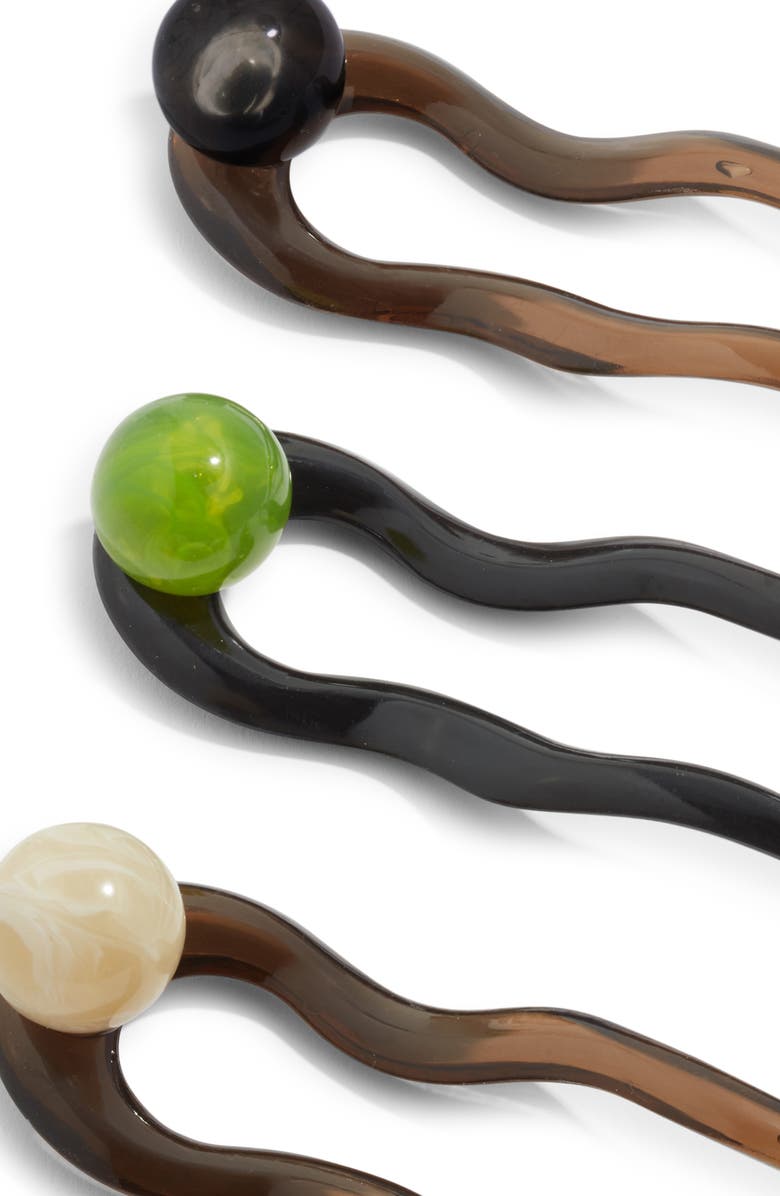 Chelsea28 Orb Stix 3-Pack Hair Pins, Alternate, color, Blue Multi