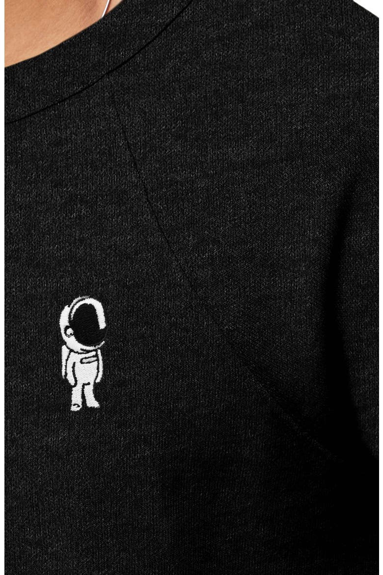 Astronaut Fleece Sweatshirt, Alternate, color, Dark Heather