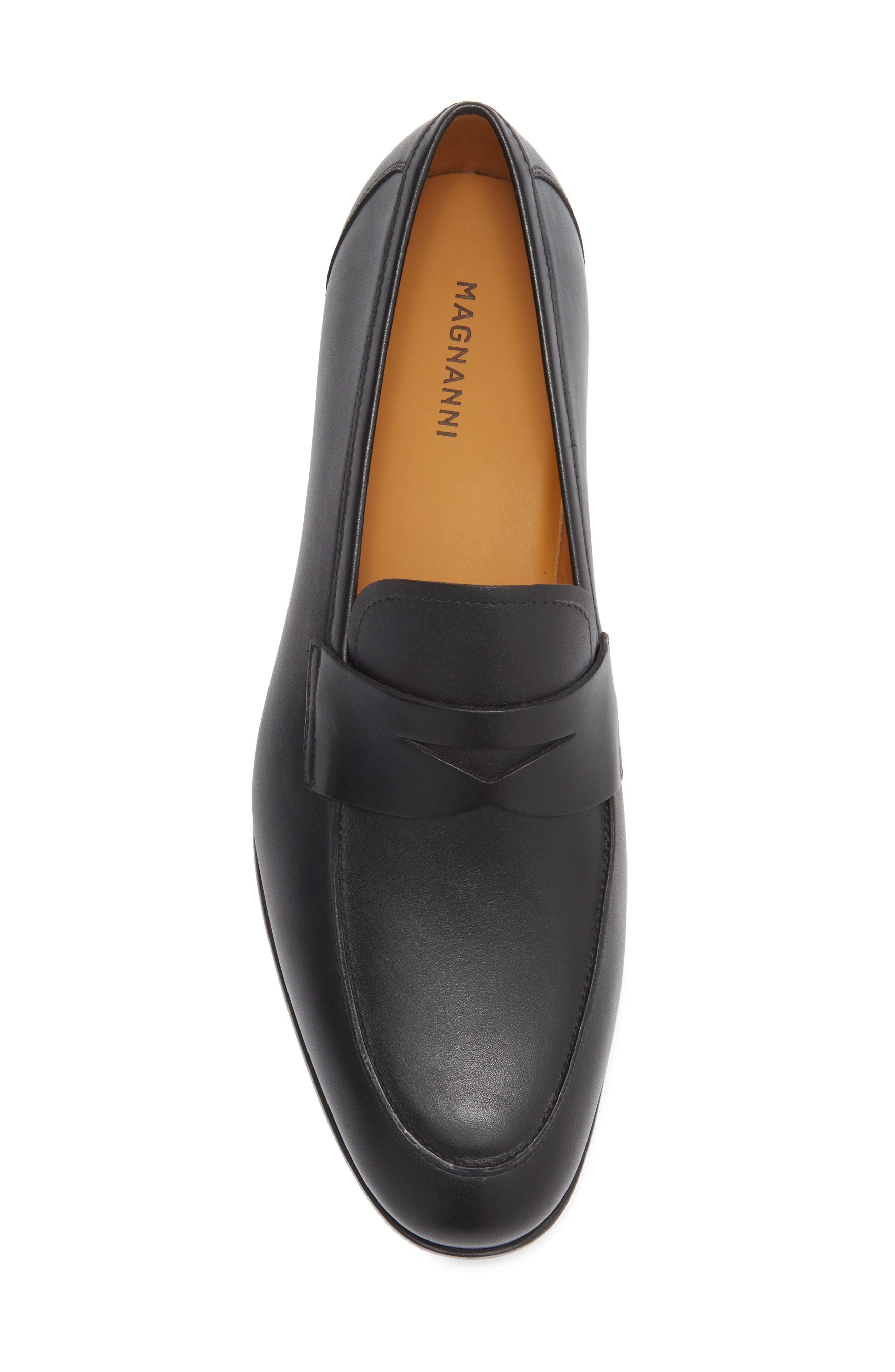 Magnanni Tavarez Penny Loafer, Alternate, color, Black