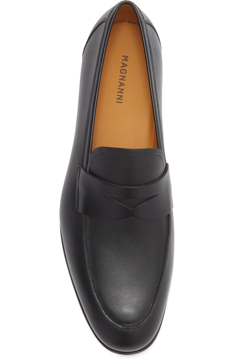 Magnanni Tavarez Penny Loafer, Alternate, color, Black