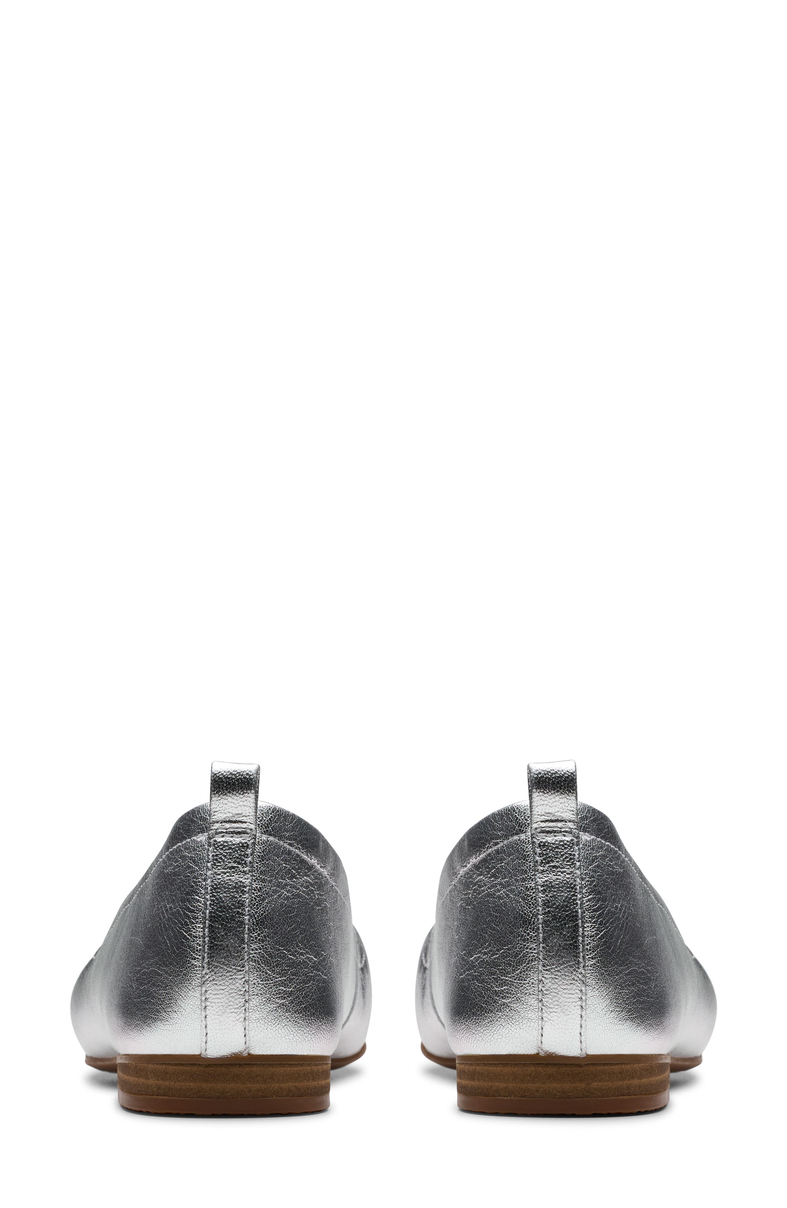 Fawna Soft Ballet Flat, Alternate, color, SILVER METALLIC