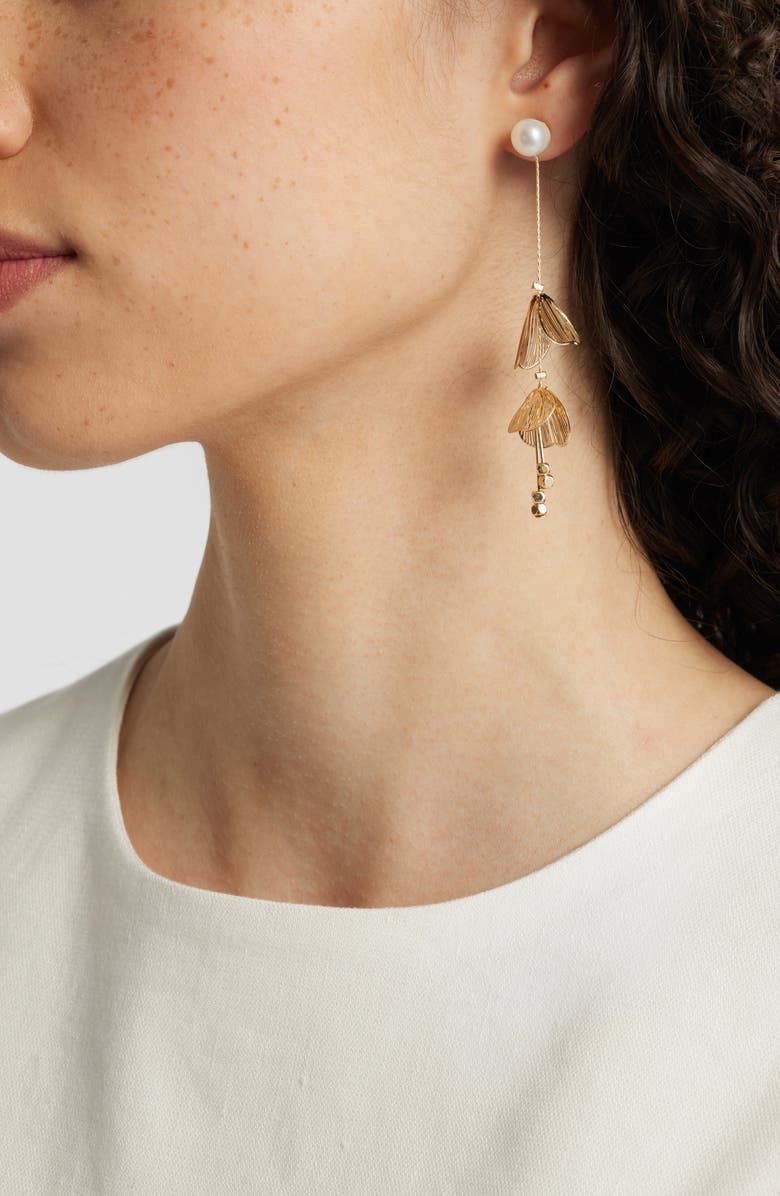 Nordstrom Petal Drop Earrings, Alternate, color,