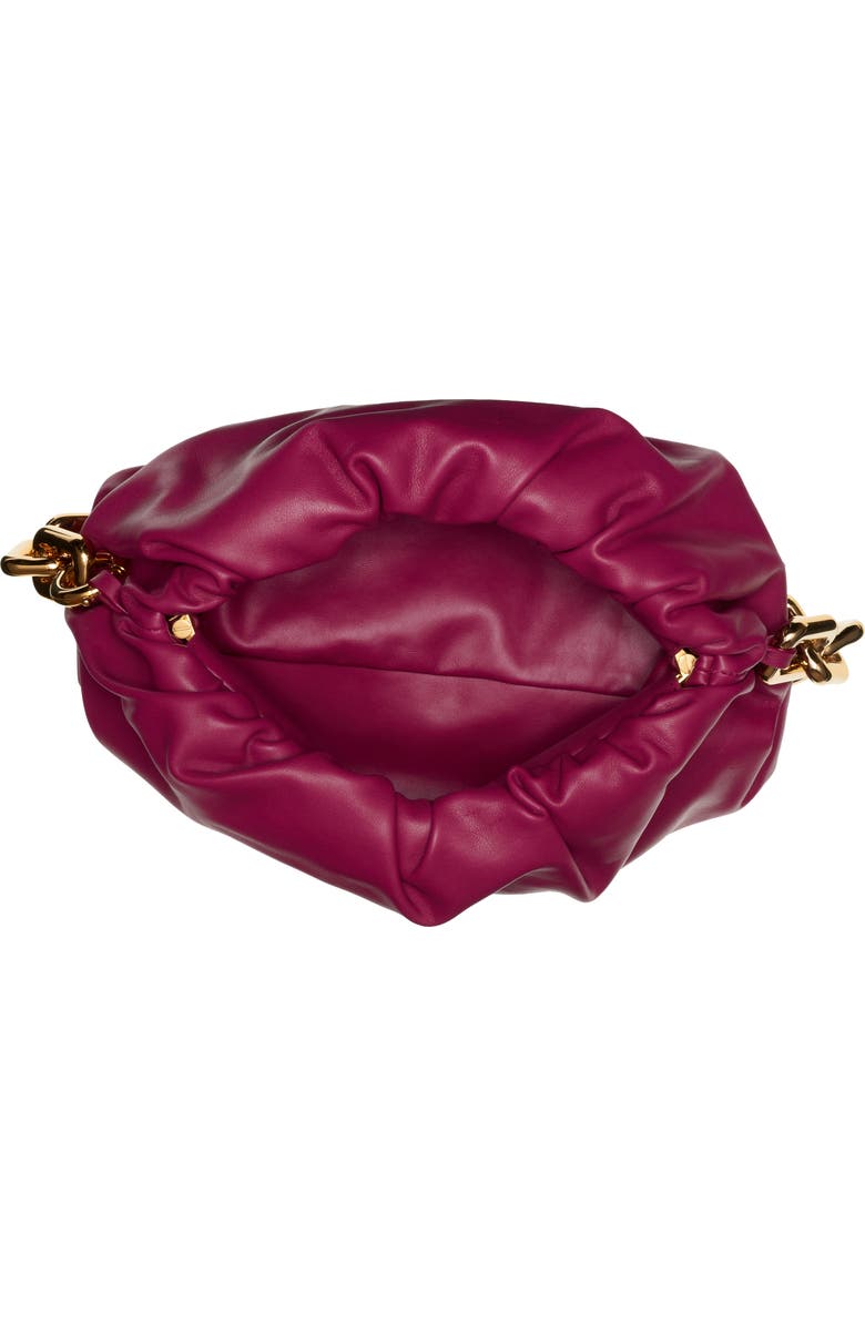 Bottega Veneta The Chain Pouch Leather Shoulder Bag, Alternate, color, Cinnabar-Gold
