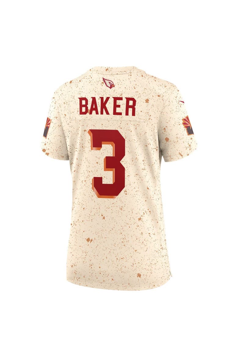 Women's Nike Budda Baker Natural Arizona Cardinals 2025 Rivalries Collection Game Jersey, Alternate, color, Natural