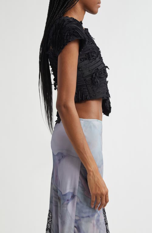COLLINA STRADA COLLINA STRADA CHIRP ASYMMETRIC CROP TOP 
