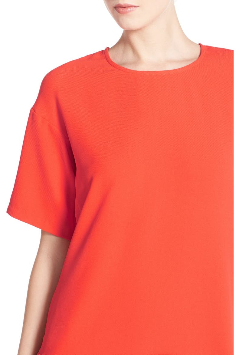 Drop Waist Knit Dress, Alternate, color, MASAI RED