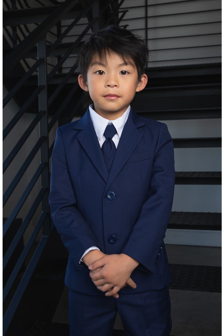 Kids' 007 Five-Piece Suit, Alternate, color, INDIGO