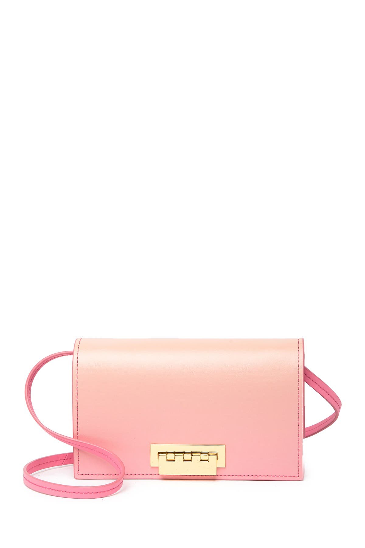 ZAC Zac Posen Eartha Leather Crossbody Clutch, Alternate, color, 