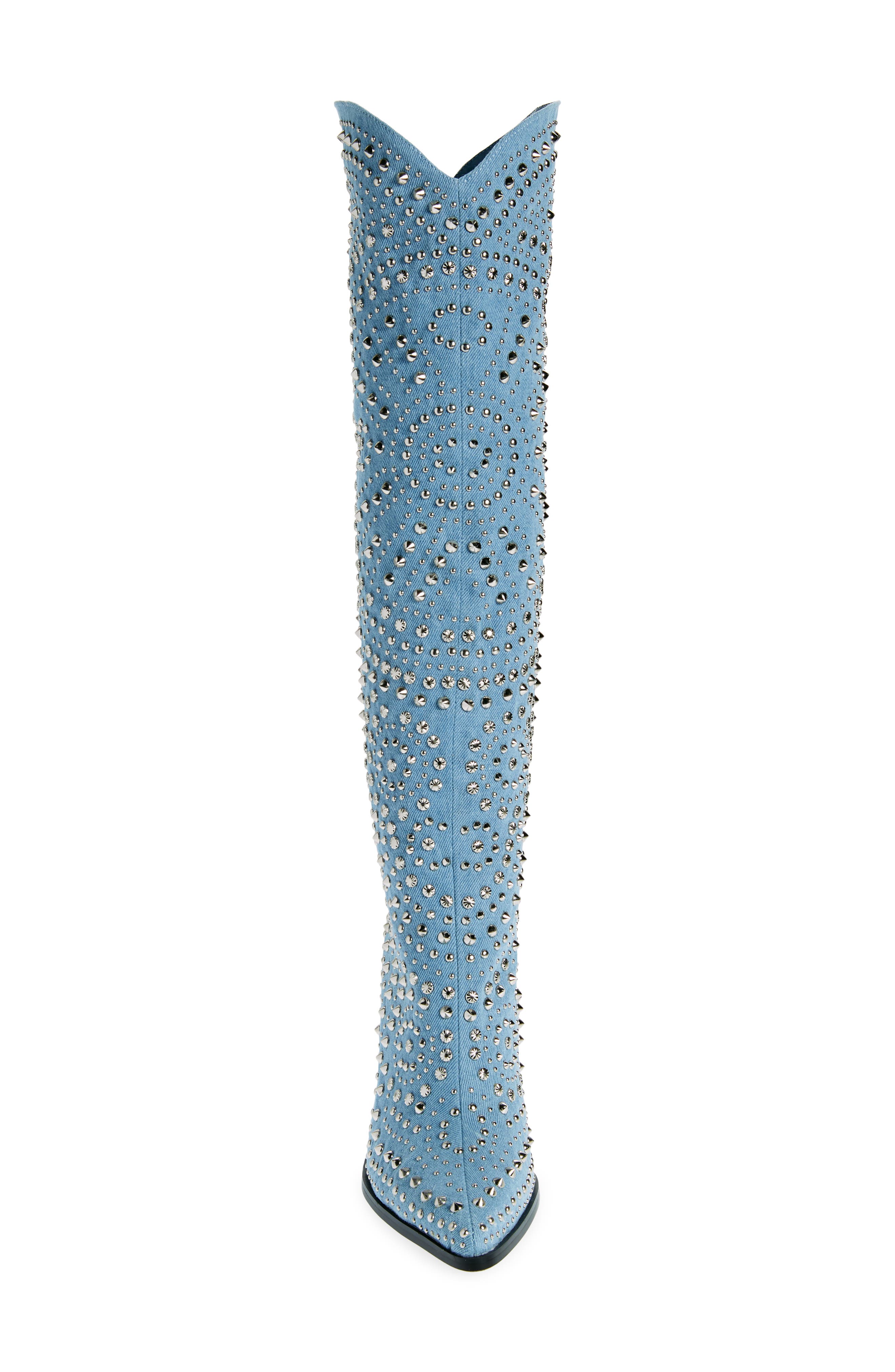 Texas Denim Western Boot, Alternate, color, BLUE