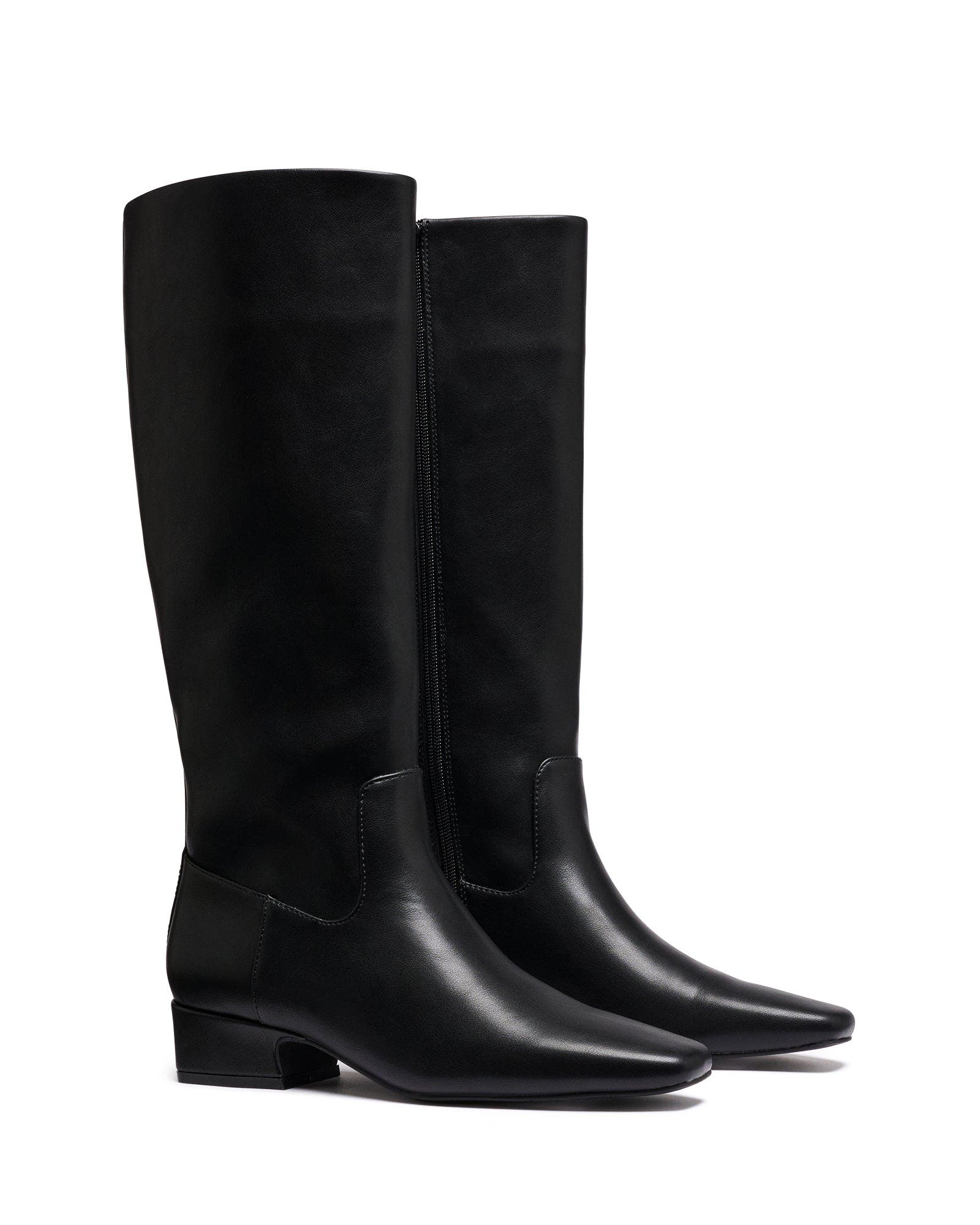 Therapy Australia Anine Tall Boot, Main, color, Black Stretch Pu