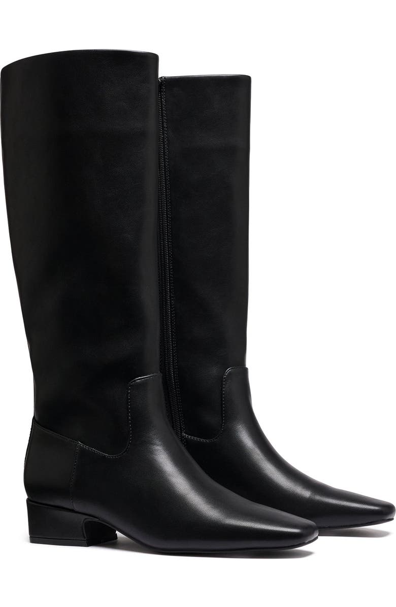 Therapy Australia Anine Tall Boot, Main, color, Black Stretch Pu