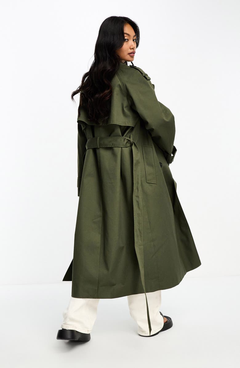 ASOS DESIGN Longline Trench Coat, Alternate, color, 