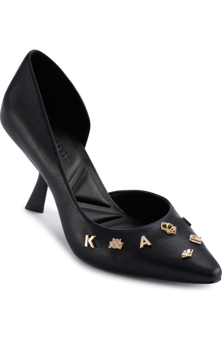 KARL LAGERFELD PARIS Kipton Half d'Orsay Pump, Main, color,