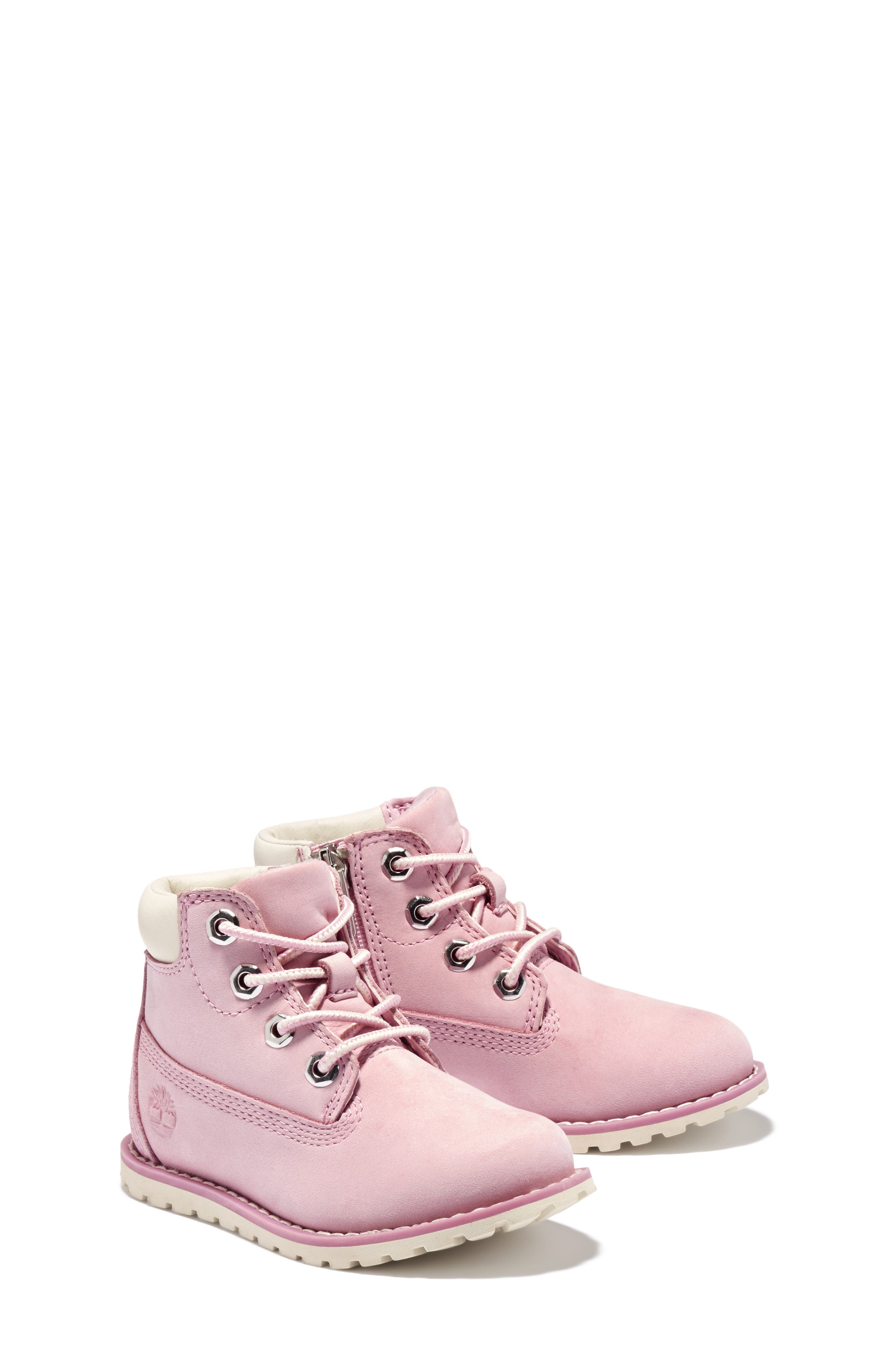 Timberland Kids' Pokey Pine Boot, Alternate, color, Pink Nectar