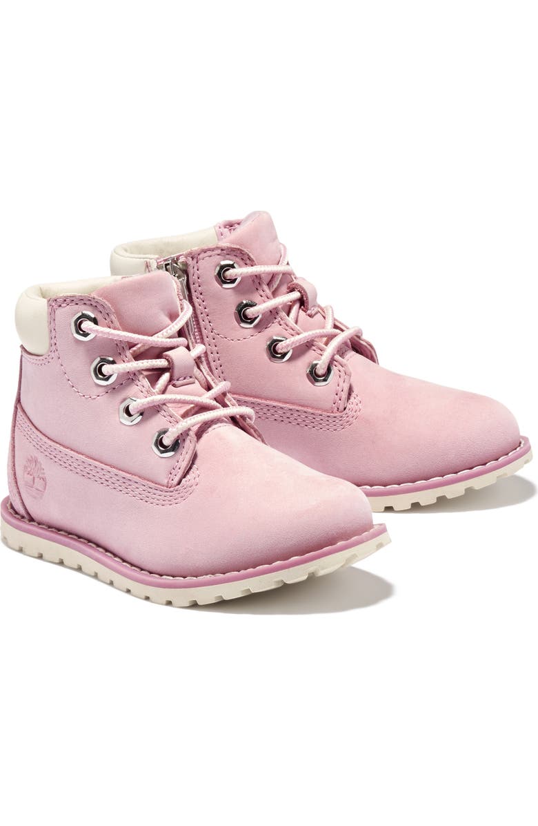 Timberland Kids' Pokey Pine Boot, Alternate, color, Pink Nectar