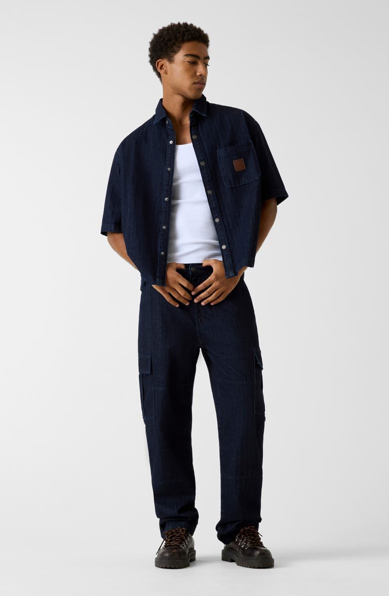 GUESS JEANS G17 Cargo Jeans, Alternate, color, Blue