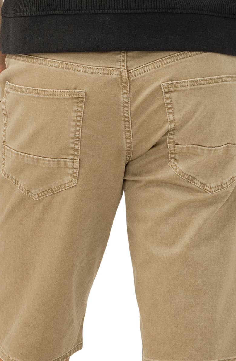 Silver Jeans Co. Zac 5-Pocket Stretch Cotton Shorts, Alternate, color, Dark Taupe