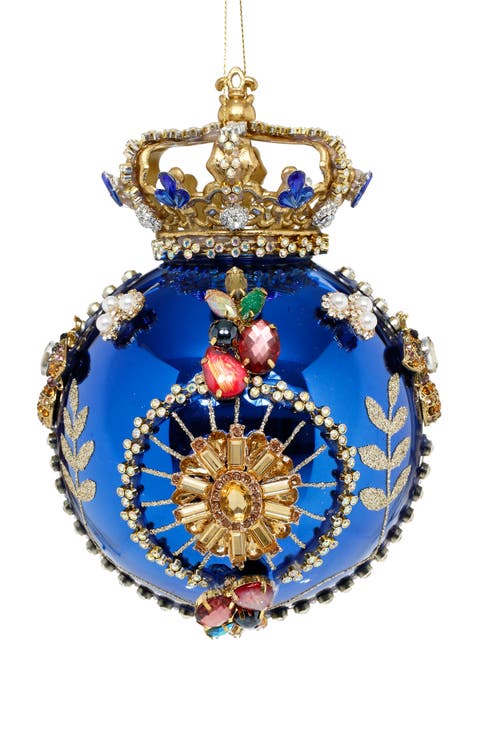 Crown Jewels Ornament, Blue