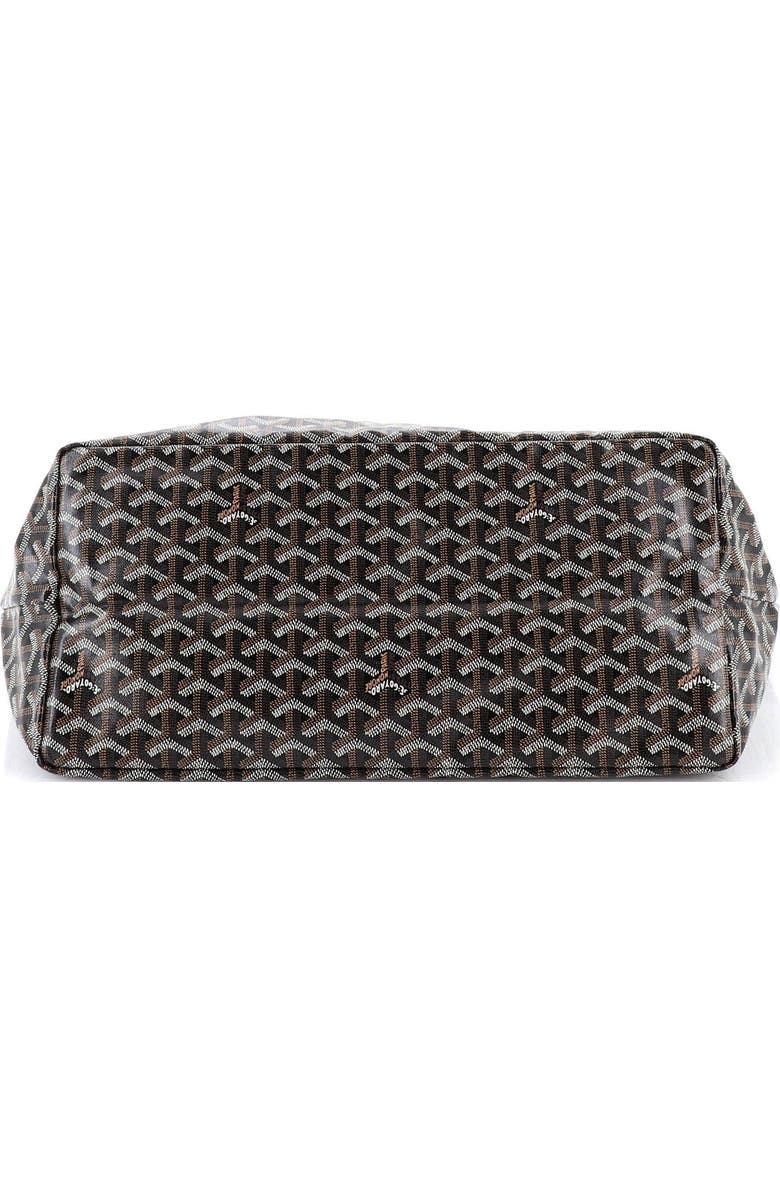 Pre-Owned Goyard Saint Louis Tote Coated Canvas GM, Alternate, color, Black