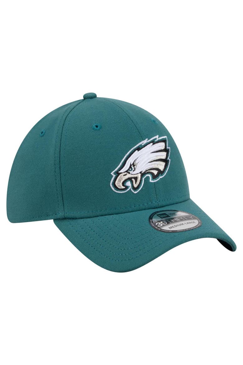 Men's New Era  Green Philadelphia Eagles Core Team 39THIRTY Flex Hat, Alternate, color, Green