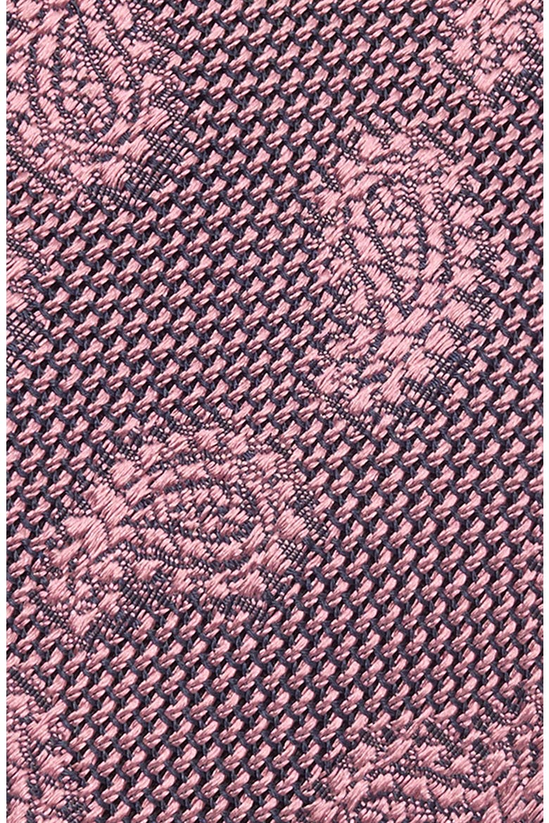 Paisley Petal Silk Tie, Alternate, color, MEDIUM PINK FAN