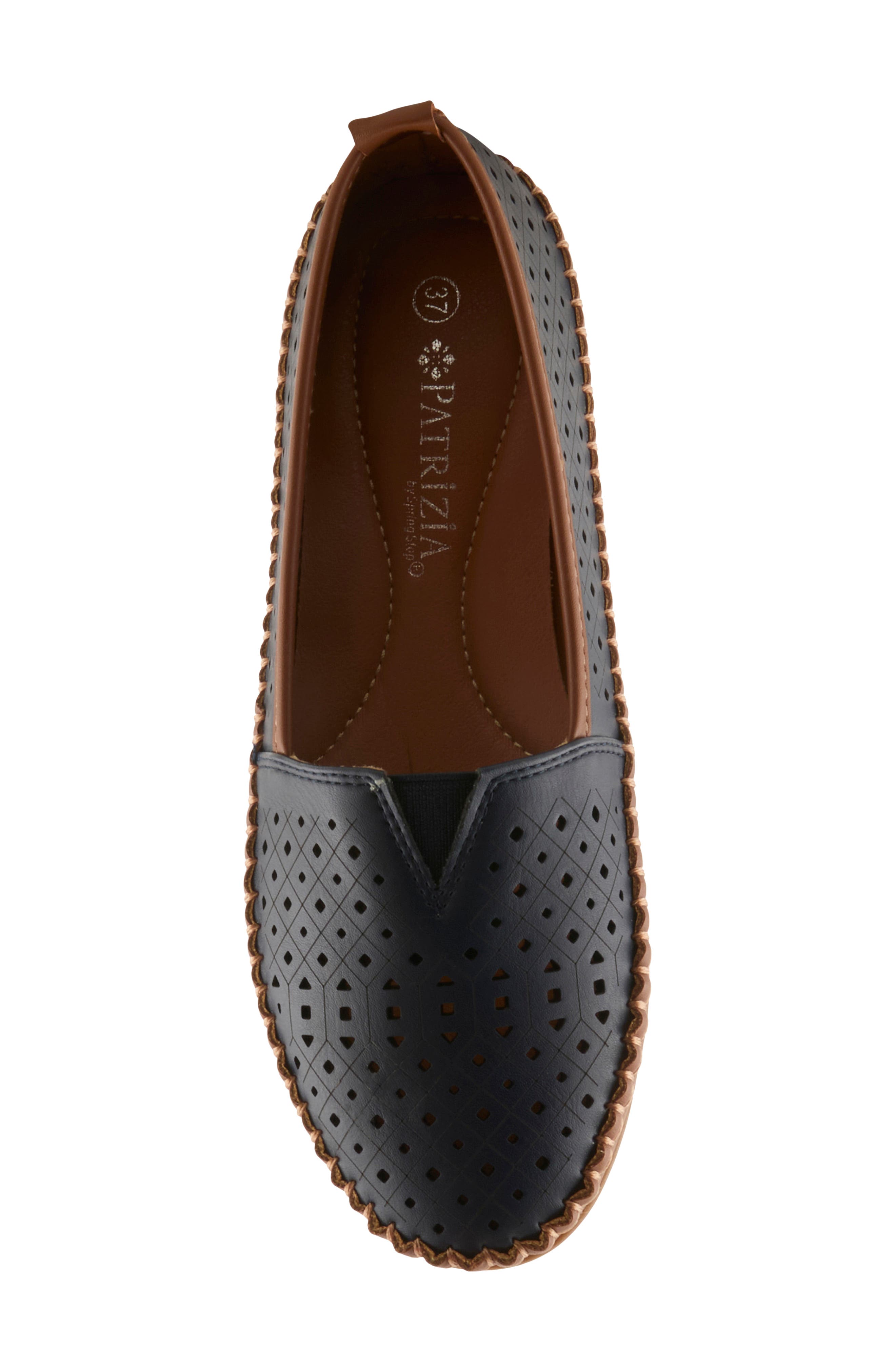 Pavri Perforated Loafer, Alternate, color, NAVY