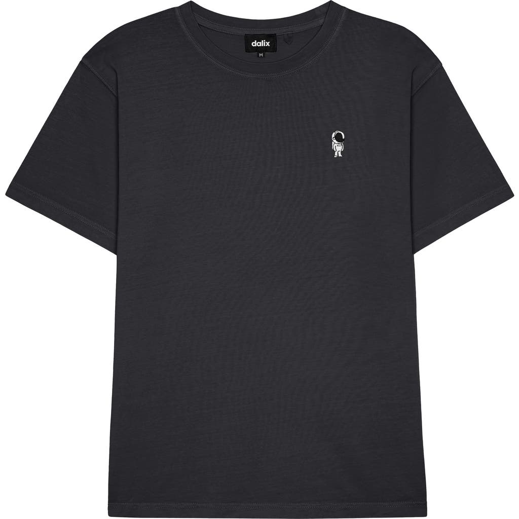 Dalix Mens Astronaut Midweight Garment Dye Tee