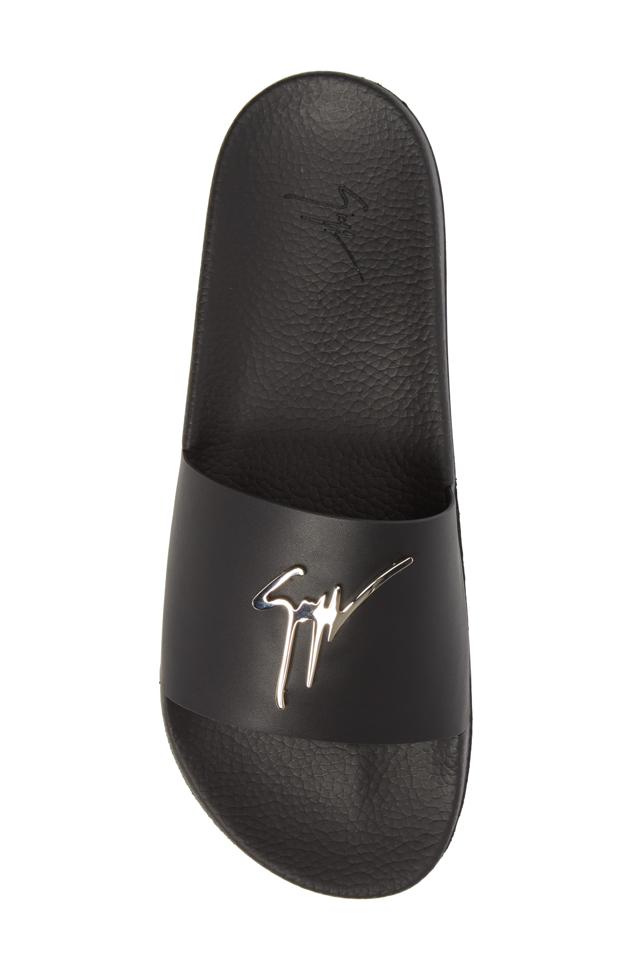 Slide Sandal, Alternate, color, BLACK
