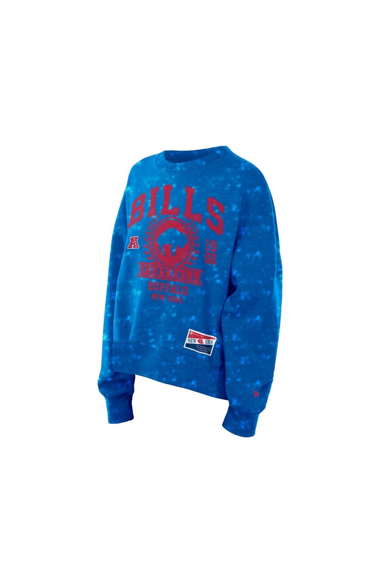 New Era Women's New Era Royal Buffalo Bills Throwback Oversized Boxy Sweatshirt, Alternate, color, Royal