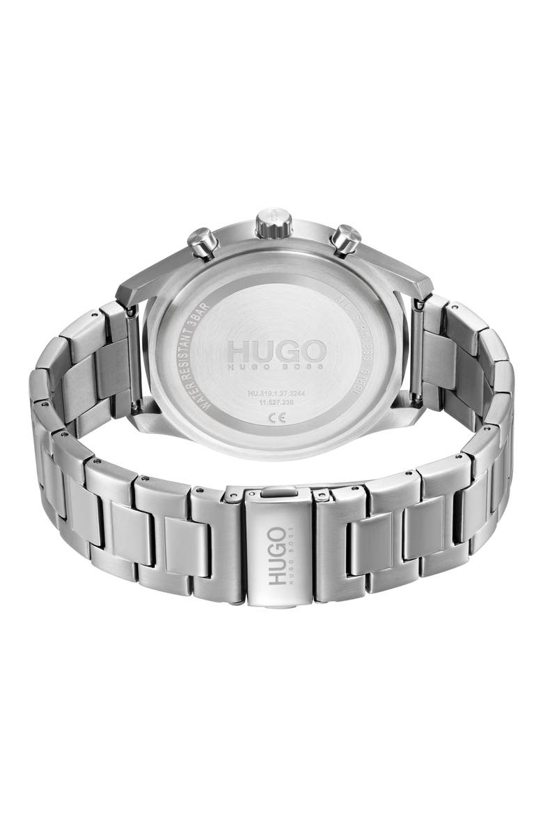 Chase Chronograph Bracelet Watch, 46mm, Alternate, color, BLUE DIAL