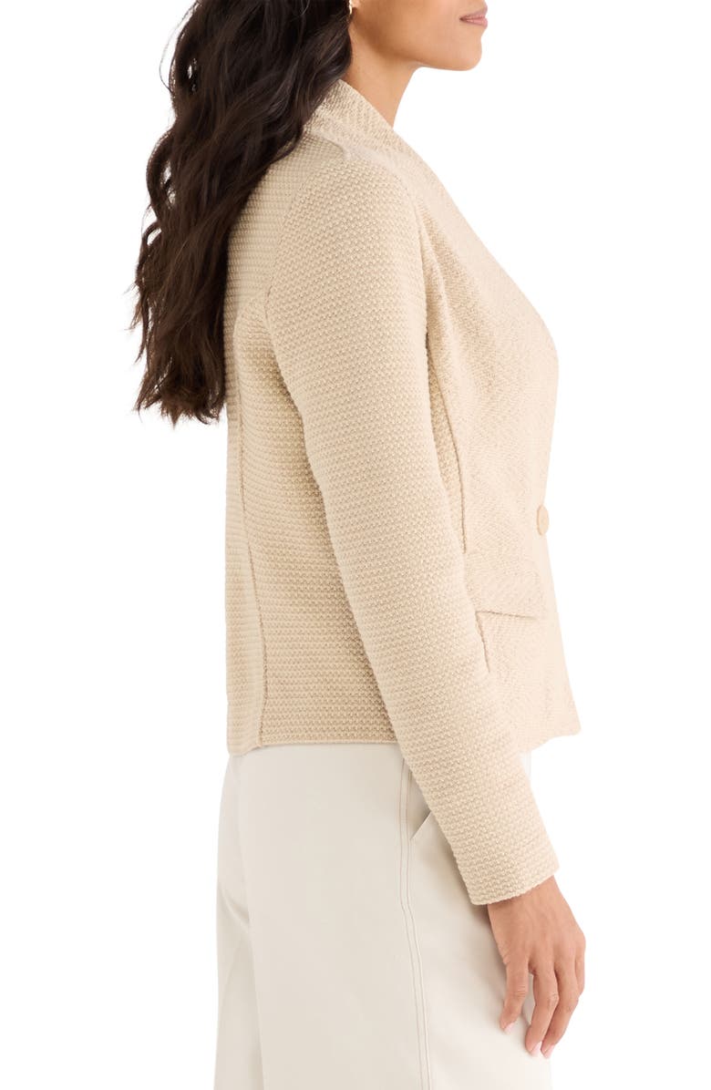 NIC+ZOE Mixed Media Jacket, Alternate, color, Latte