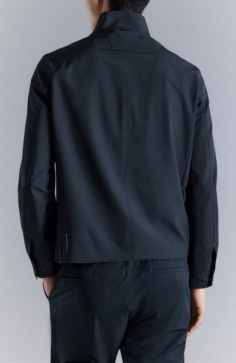 MANGO Water Repellent Jacket, Alternate, color, Navy