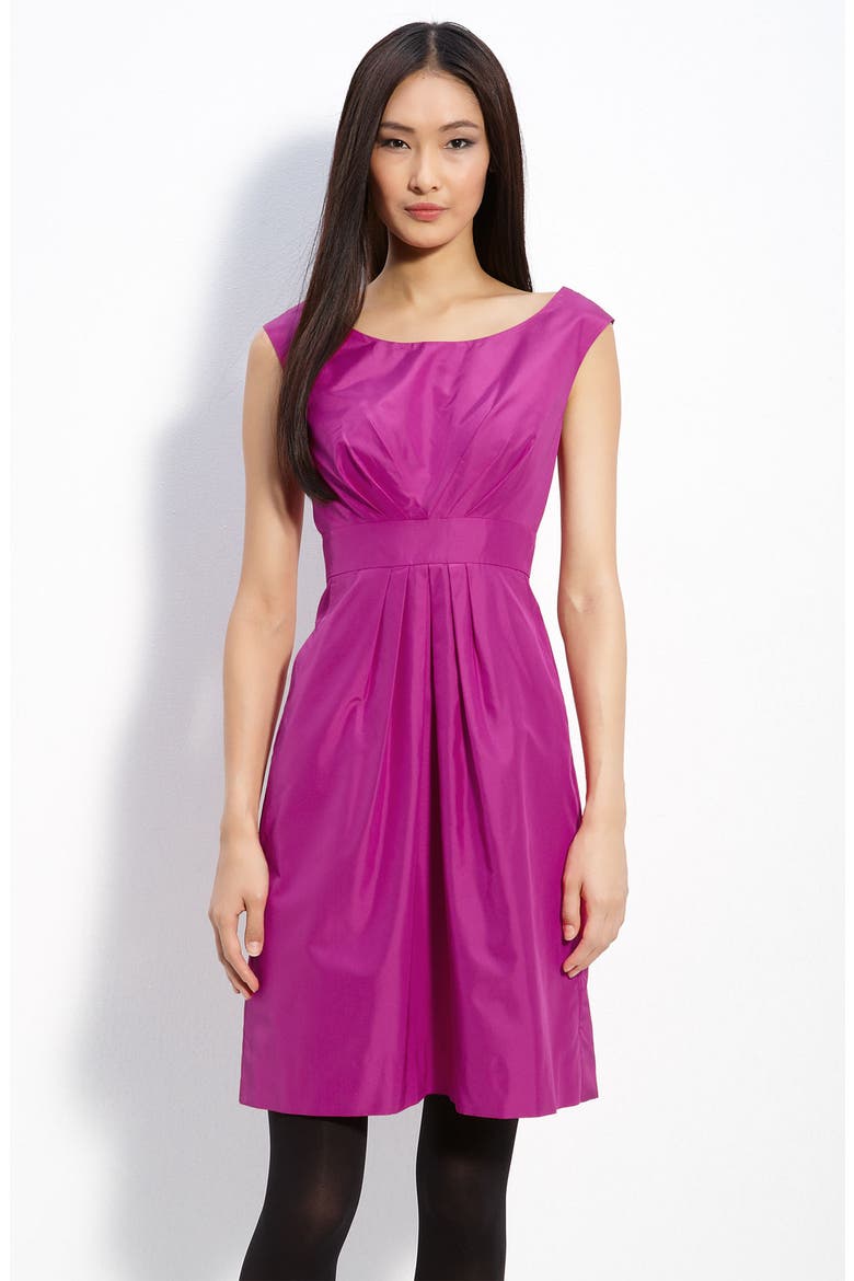 'deanna' silk dress, Main, color, STUNNING PINK