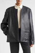 TOTEME Minimal Leather Biker Jacket